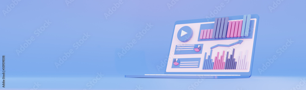 Computer laptop data analytics,marketing business strategy,analysis data and Investment,business finance reports,isometric infographic elements report market,concept website SEO PC Screen,3d rendering Computer laptop data analytics,marketing business strategy,analysis data and Investment,business finance reports,isometric infographic elements report market,concept website SEO PC Screen,3d rendering