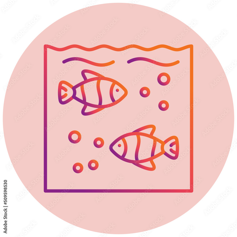 Fototapeta premium Fishes Icon