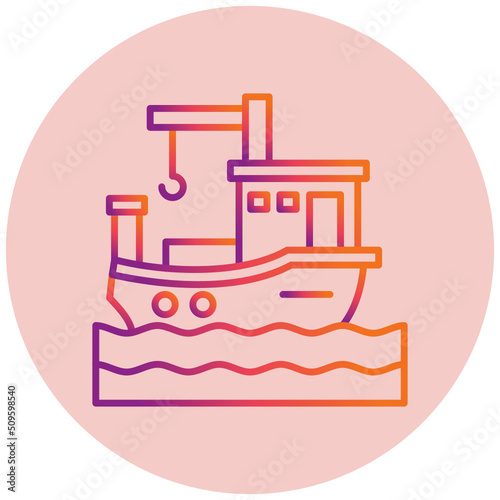 Fishing Boat Icon