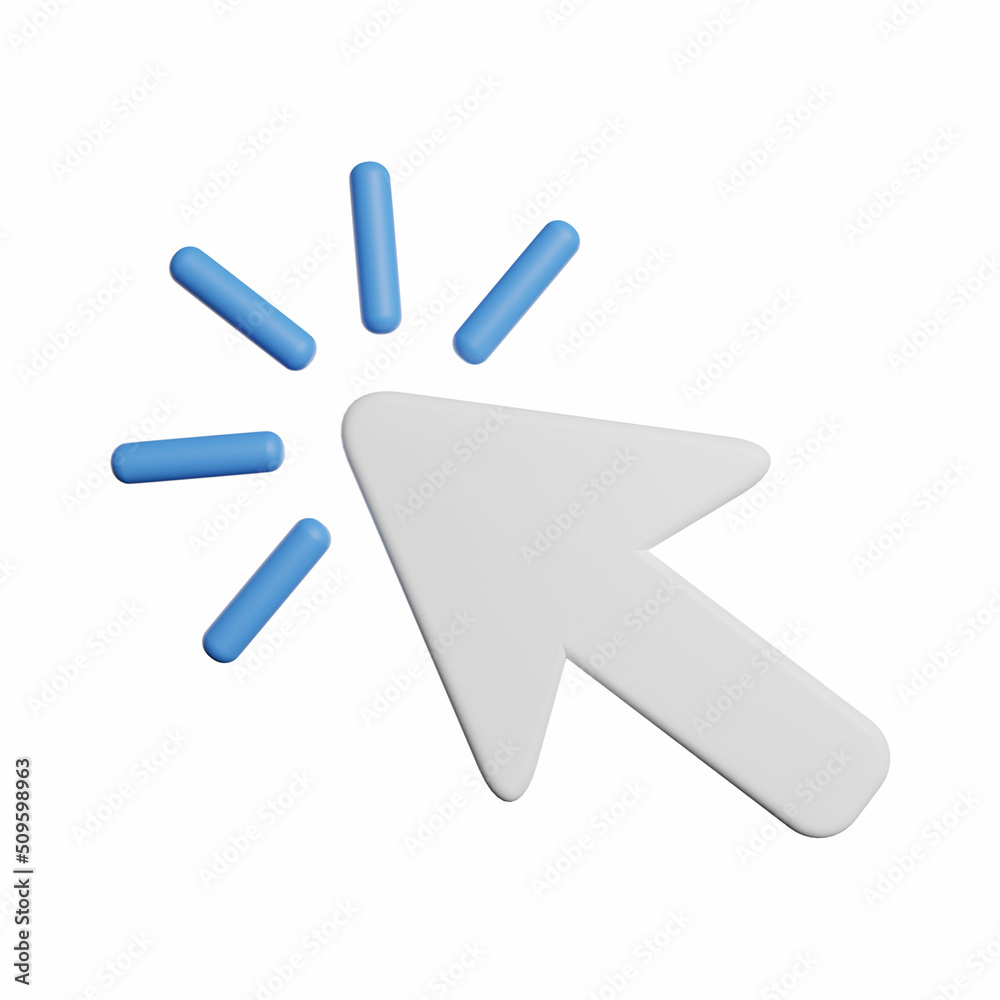 3D Rendering Illustration Sign Cursor Click Pointer Photo HD 3D Rendering Illustration Sign Cursor Click Pointer Photo HD