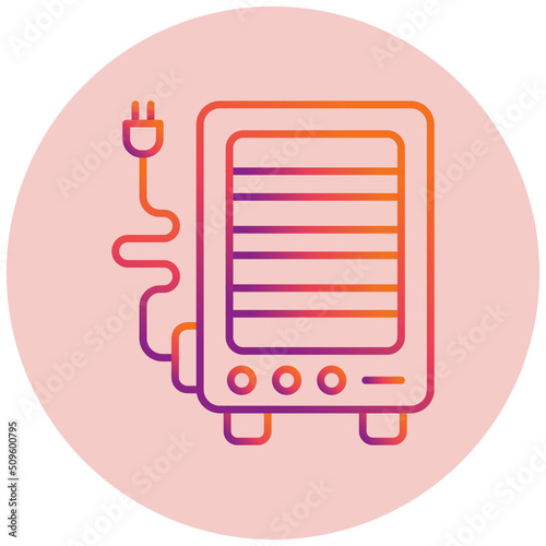 Electric Heater Icon