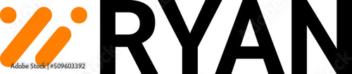 
Creative Ryan Name Corporate Logo Design Template