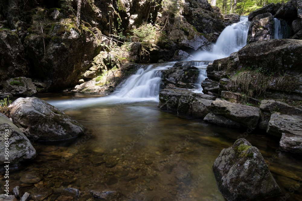 Rißloch Wasserfälle im Bayrischen Wald bei Maisdorf - Wandererlebnis