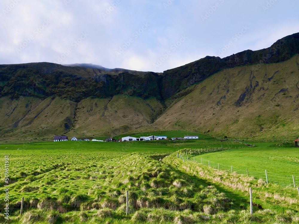 Typical Icelandic farm in Snaefellsnes Peninsula, Iceland.