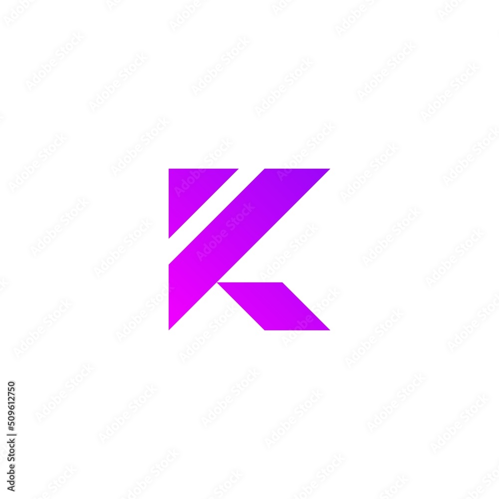 K Letter Logo concept. Creative Minimal emblem design template K Letter Logo concept. Creative Minimal emblem design template