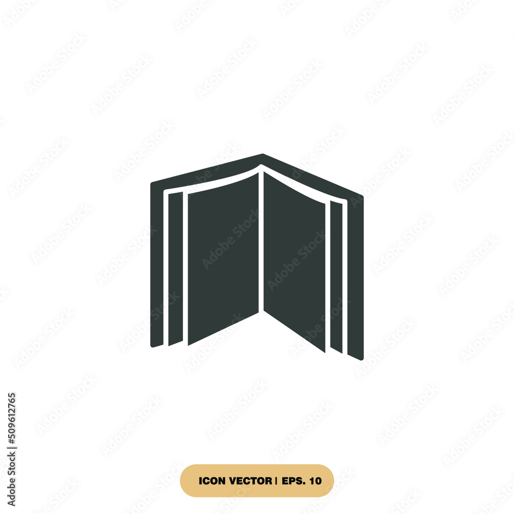 Book icons symbol vector elements for infographic web Book icons symbol vector elements for infographic web