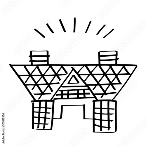 ビッグサイト　イラスト