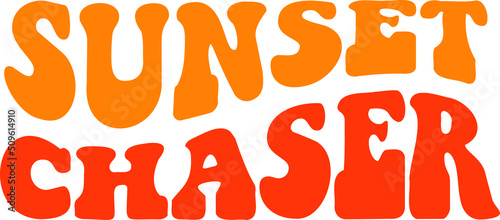 Sunset Chaser Vector Design