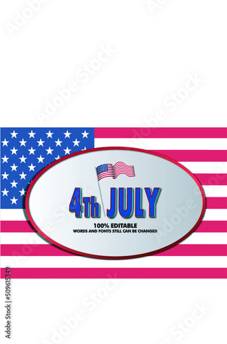 4th july independence day card