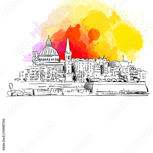 Valetta skyline