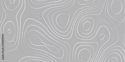 Map line of topography. vector abstract topographic map concept, topography relief. abstract background. vector illustration. Outline cartography landscape., trendy cover with wavy colorful lines.