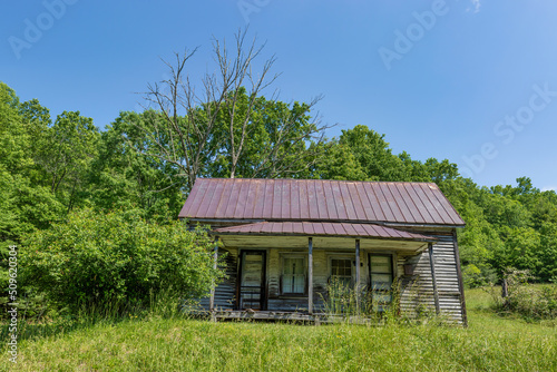 Decaying structure seen from the road in rural Tennessee, USA