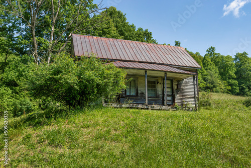 Decaying structure seen from the road in rural Tennessee, USA