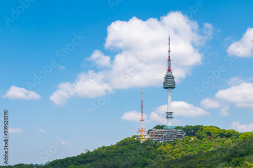 Summer of Namsan park at Seoul City ,South Korea.