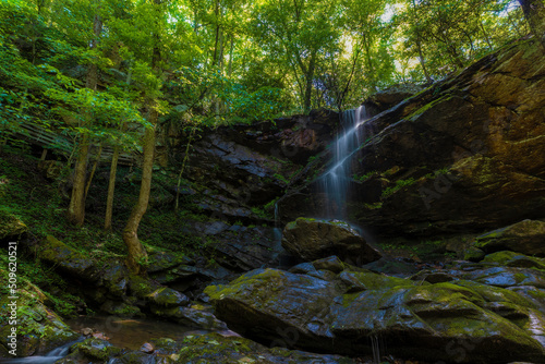 Millstone Creek Waterfalls in northeastern Tennessee, USA