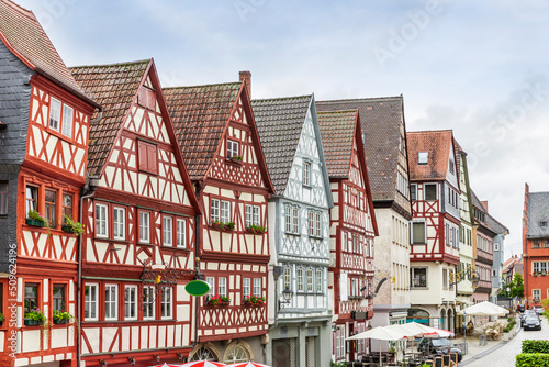 Fachwerkhäuser in Ochsenfurt in Bayern