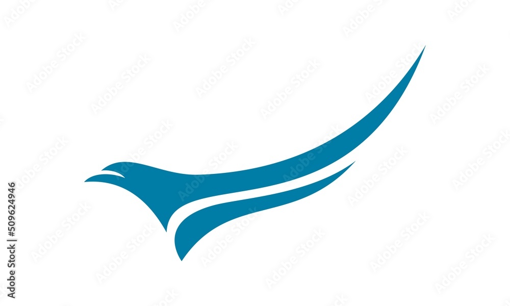 blue eagle vector logo