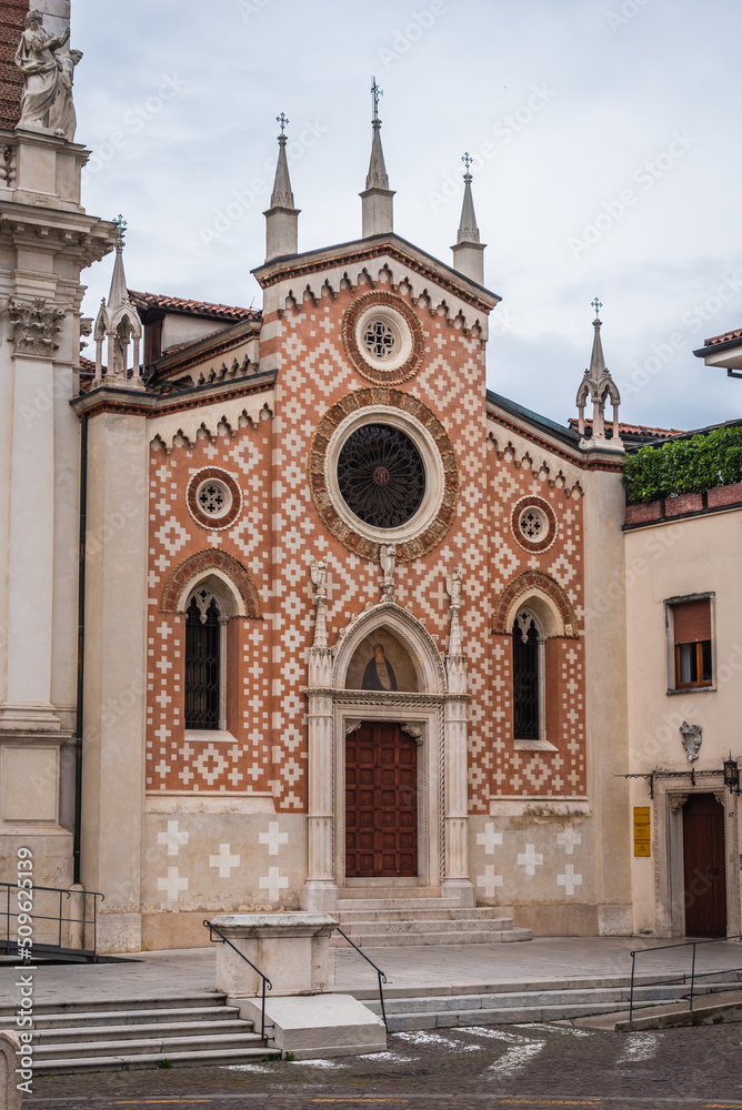 View of the Church of St. Mary of Mount Berico in Vicenza, Veneto, Italy, Europe, World Heritage Site