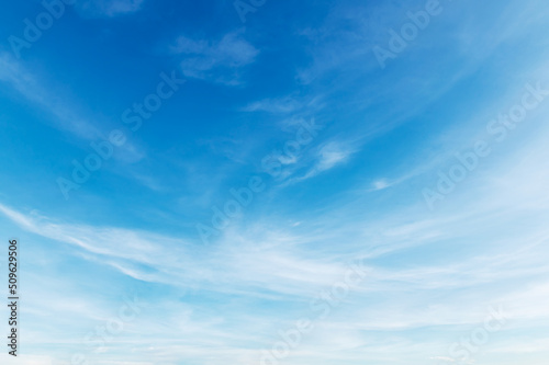 Fototapeta Naklejka Na Ścianę i Meble -  blue sky with white cloud background