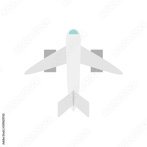 Airplane Badge. Travel. Summer rest. Family travel. Vector illustration.