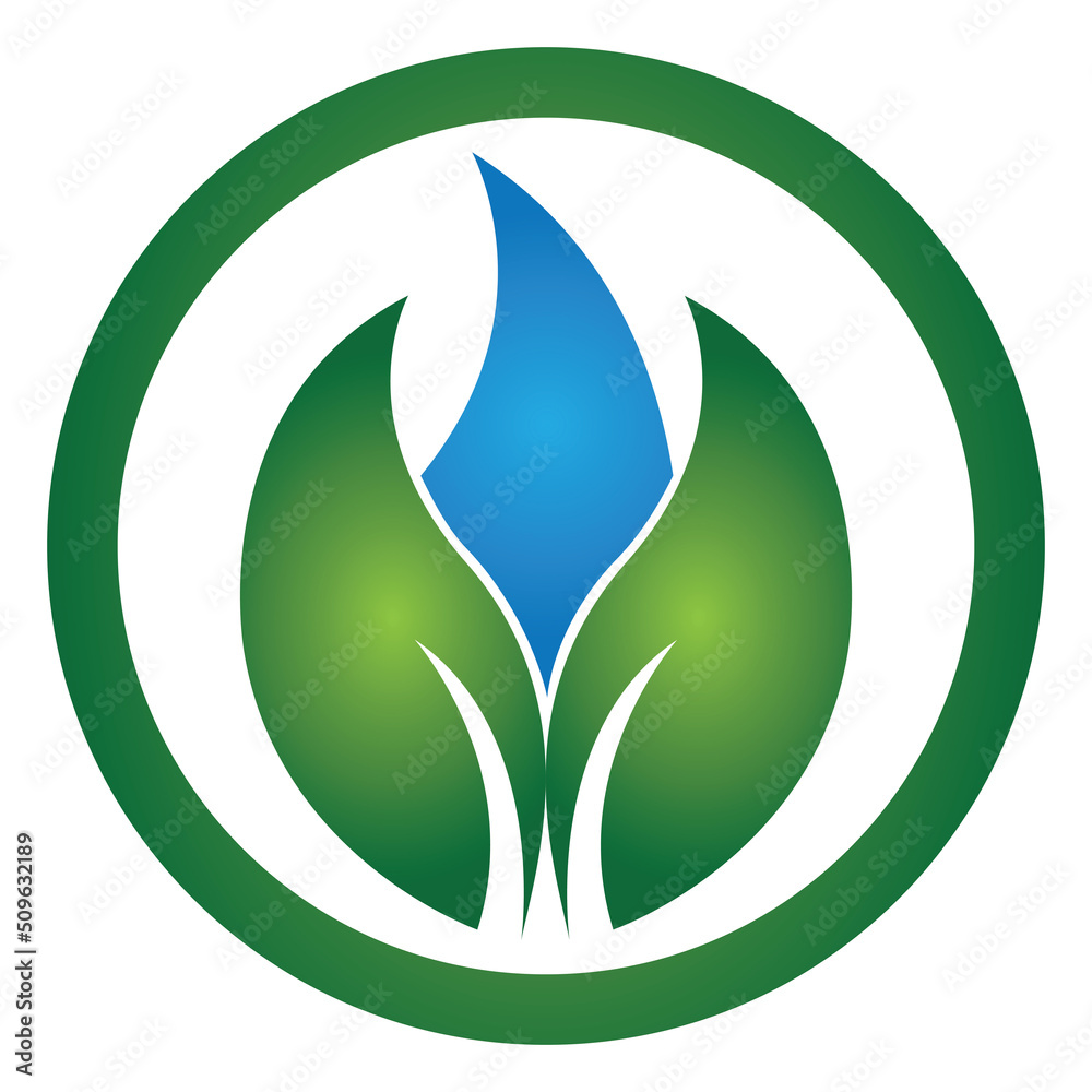Logos of green Tree leaf ecology Logos of green Tree leaf ecology