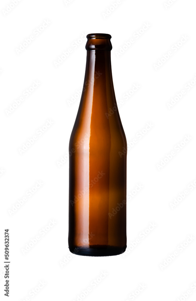 Brown Glass Bottle isolated on white background Suitable for Mockup creative graphic design, clipping path. Brown Glass Bottle isolated on white background Suitable for Mockup creative graphic design, clipping path.
