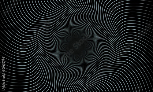 Vector Illustration of the gray pattern of lines on black abstract background. EPS10.