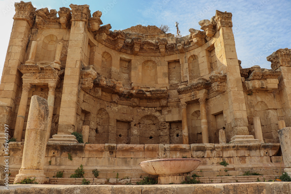  Jerash, Jordan - Historical Jerash city (Grassa) Roman and Greek city