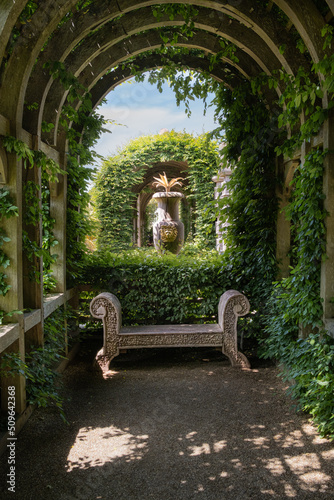 Arundel castle gardens in West Sussex, England, United Kingdom photo