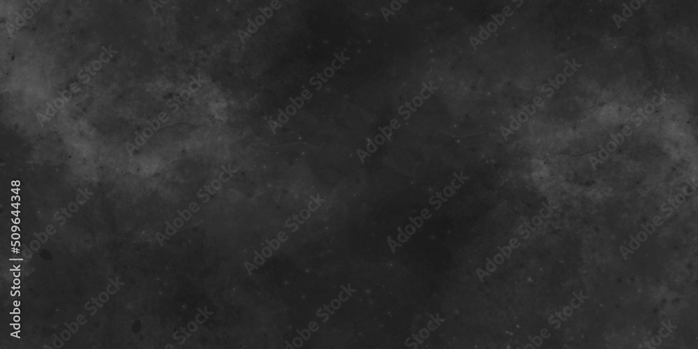 Beautiful grey watercolor grunge. Black marble texture background. abstract nature pattern for design. Border from smoke. Misty effect for film , text or space. Abstract black gray wall texture.