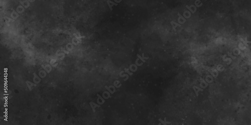Beautiful grey watercolor grunge. Black marble texture background. abstract nature pattern for design. Border from smoke. Misty effect for film , text or space. Abstract black gray wall texture.