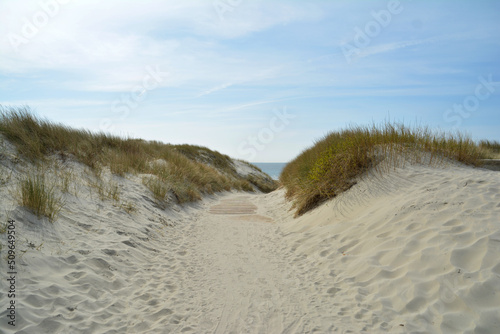 Nordsee Strand auf Langeoog, Strand auf Insel Langeoog, Langeoog Strand und Dünen 