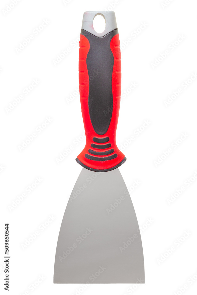 Fotografie Putty knife isolated on white