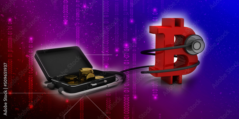 3d rendering bitcoin sign gold coin in briefcase
3d rendering bitcoin sign gold coin in briefcase