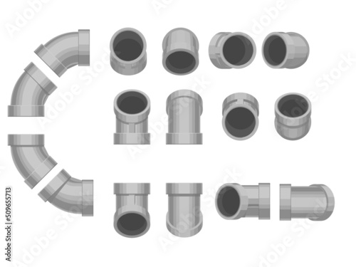 Set of pipe fitting equipment(45 elbow)