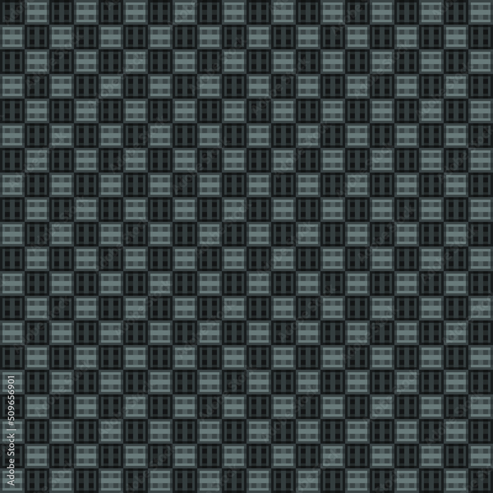 Dark black pixel mosaic abstract seamless geometric grid background texture Dark black pixel mosaic abstract seamless geometric grid background texture