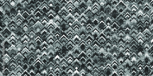 Dark black pixel mosaic abs...