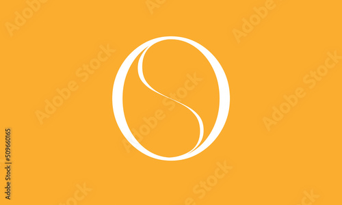 Abstract Letter Vector Logo OS SO Design Template