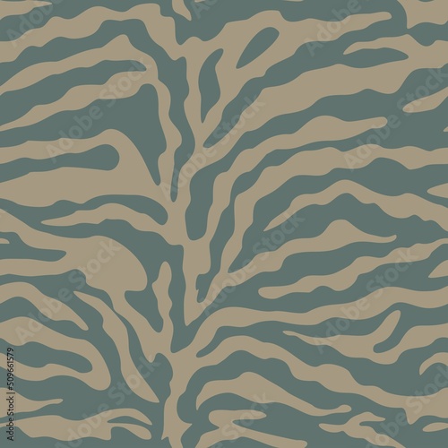 Zebra seamless animal pattern, vector fashion print for textiles.