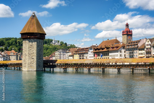 Old town of Lucerne city, Switzerland © Boris Stroujko