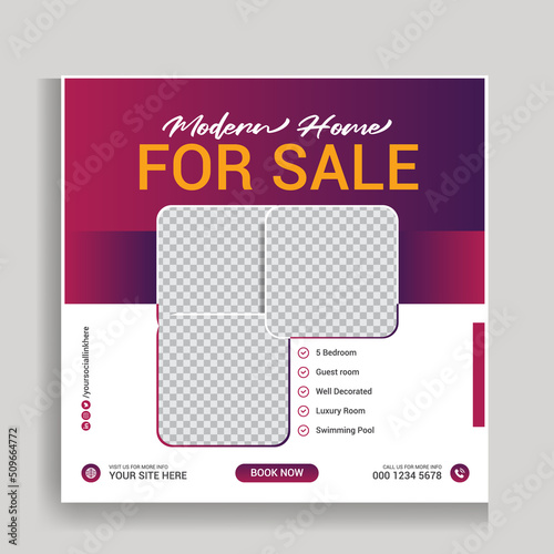 Real Estate Social Media Post Template