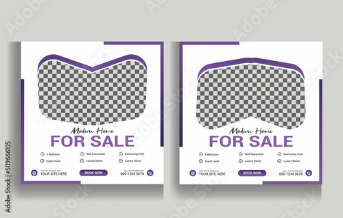 Real Estate Social Media Post Template Pack