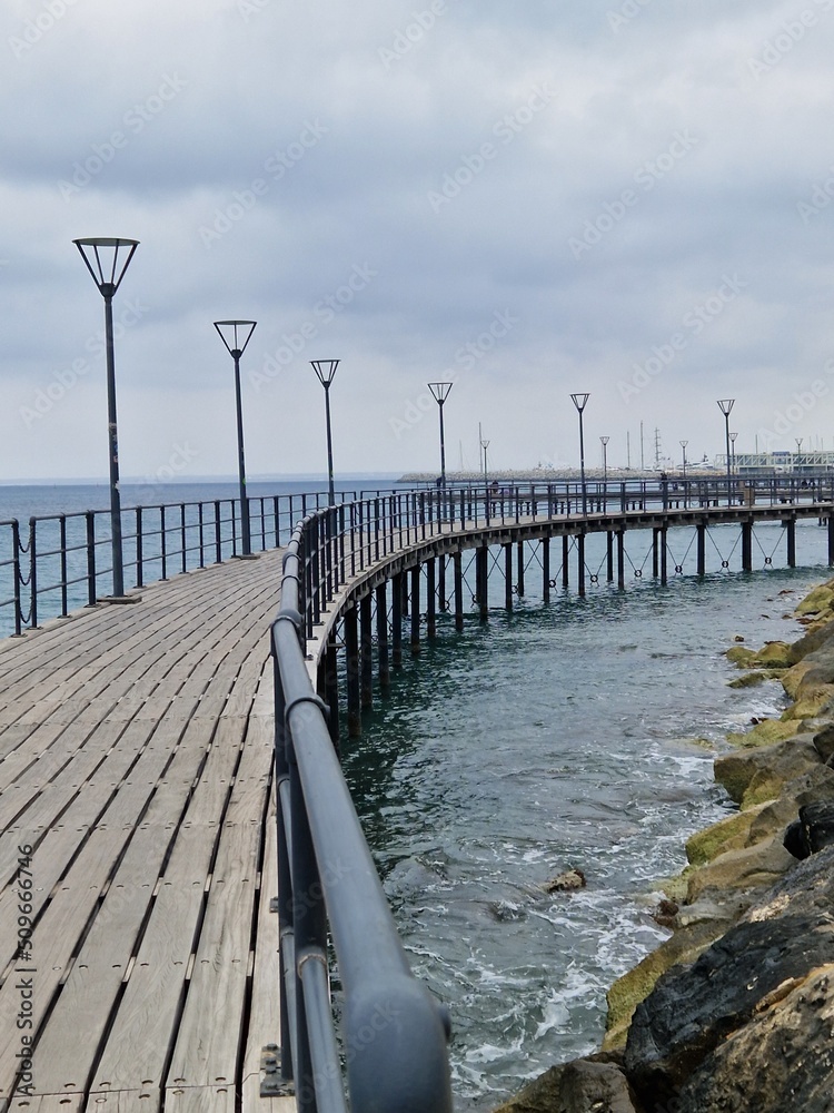 Obraz premium pier on the beach