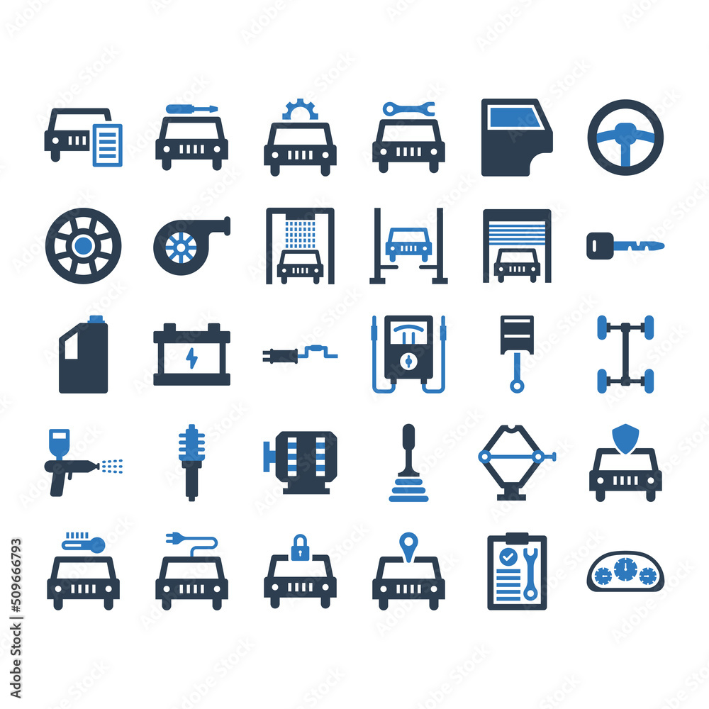 Car Service Icon - Car Maintenance Icon