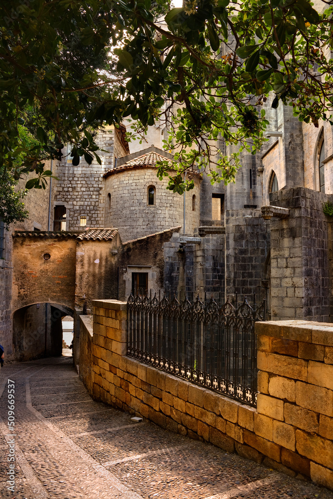 Girona cathedra, Catalunya, Spain