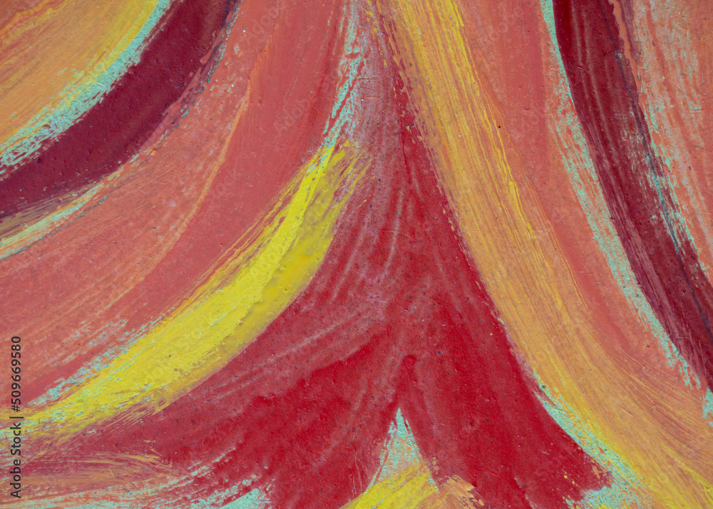 Obraz premium Painted wooden surface - abstract textured background with multi-colored diagonal stripes