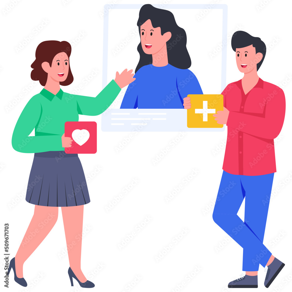 Perfect design illustration of create profile Perfect design illustration of create profile