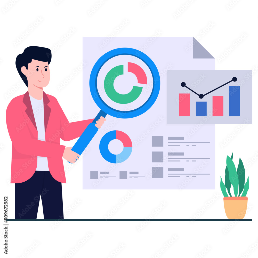 Premium download illustration of business presentation Premium download illustration of business presentation
