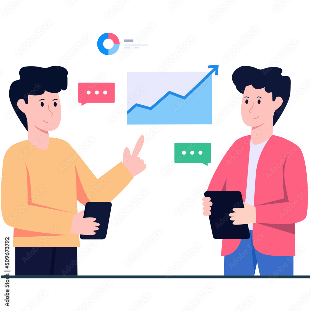 Premium download illustration of business presentation Premium download illustration of business presentation