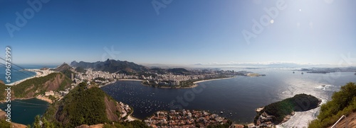 Rio de Janeiro,Brazil. Panoramic view of the city from the Sugarloaf. 